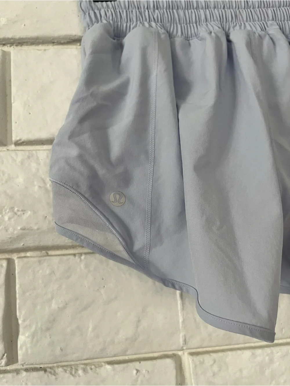Lululemon Hotty Hot High-Rise Shorts Light Blue Size 2